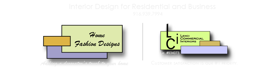 Sherry Lenci Interior Design; Lenci Commercial Interiors and Home Fashion Designs